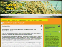 Tablet Screenshot of goldenrice.org